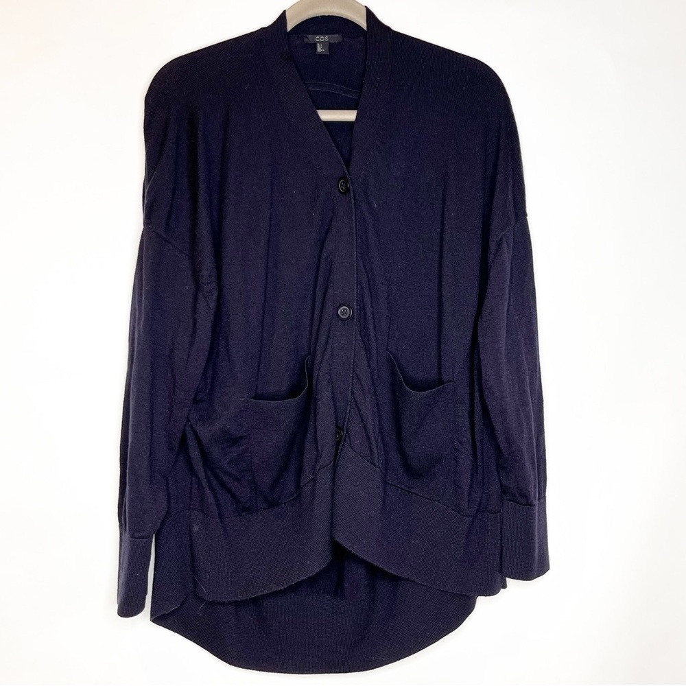 COS | Cardigan With Slouchy Pockets - Picture 2 of 8